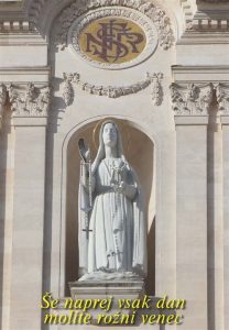 Še naprej vsak dan molite rožni venec Še naprej vsak dan molite rožni venec