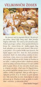 VELIKONOČNI ŽEGEN VELIKONOČNI ŽEGEN