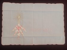 KRSTNI PRTIČEK SVEČA ROZA