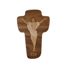 Križ intarzija vstali (19 cm)