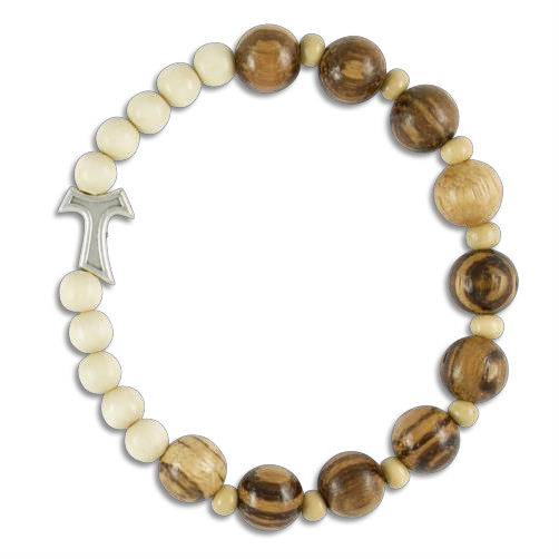 Zapestnica lesena s križem Zapestnica lesena s križem