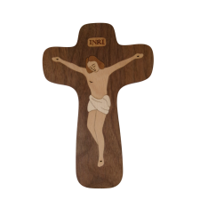 Križ intarzija les (19,5 cm)