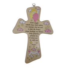 Križ sveti angel (roza)